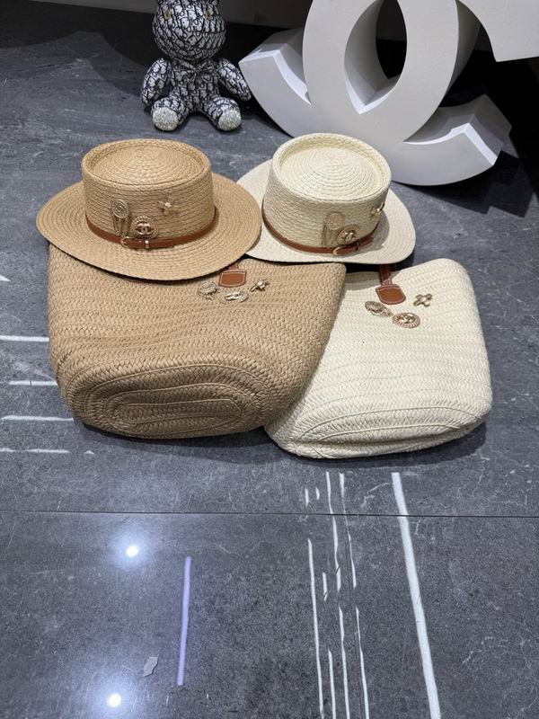 Chanel beach bag hat dx01